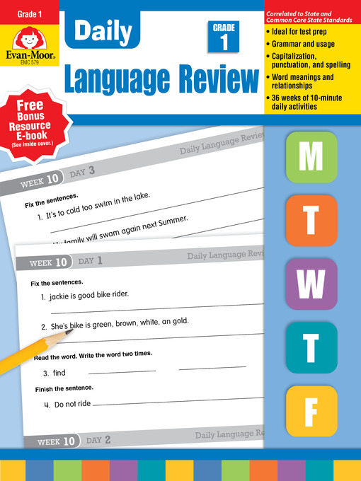 Title details for Daily Language Review, Grade 1 by Evan-Moor Educational Publishers - Available